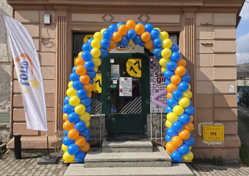 Brama z balonów w Głuszycy dla salonu gier Lotto