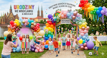 Dekoracje z balonów na urodziny we Wrocławiu i okolicach.