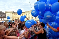 Balony helowe spotkały się z dużym zainteresowaniem.