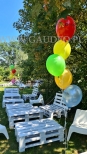Balony helowe na piknik firmowy.