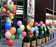balony helowe, balony z helem, balony na hel, dzień dziecka, dekoracja cukierni