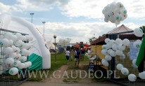 Balony z nadrukiem na piknik KGHM.