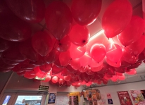 Balony z helem w Dzierżoniowie.