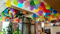 Balony z helem dla restauracji KFC.