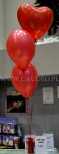 Balony z helem na walentynki.