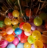 Helowe balony do rozdawania dla dzieci.