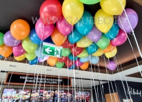 Balony helowe.