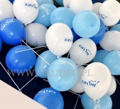 Balony reklamowe na patyczkach.