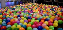 Balony z powietrzem.