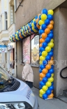 Brama z balonów z okazji otwarcia - Kłodzko.
