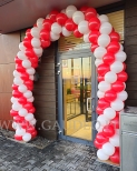 Brama balonowa na otwarcie KFC w Gliwicach.