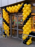 Brama balonowa w Nysie na otwarcie sklepu Netto.
