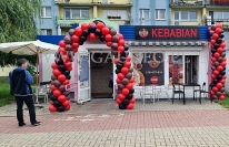 Brama balonowa w Bielawie.