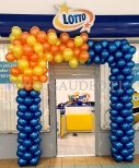 Brama z balonów w E. Leclerc.