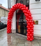 Brama balonowa dla warszawskiej restauracji.