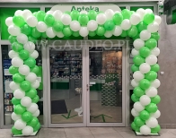Brama z balonów we Wrocławiu.