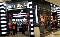 Sephora otwarcie, dekoracja z balonów, stroiki z balonów foliowych