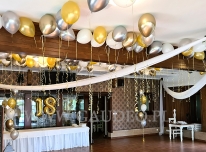 Balony helowe na 18 urodziny.