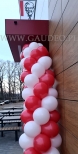 Balonowa dekoracja na otwarcie  KFC.