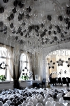 Dekoracja z balonów w hotelu Platinum Palace we Wrocławiu.