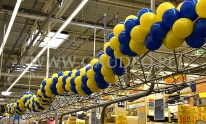 Girlanda z balonów.