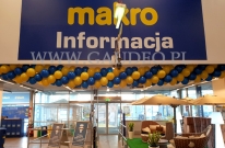 Girlanda balonowa w Hali Makro w Piasecznie.
