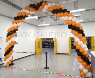 Łuk z balonów.
