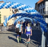 Łuki balonowe na maraton.