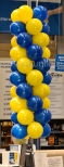 Oplot balonowy na rurze.