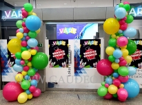 Kolumny balonowe dla salonu myVAPE.