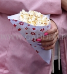 Popcorn w rożku.