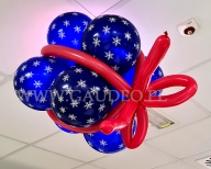 Balonowy prezent na event Mikołajkowy.