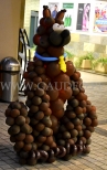 Konstrukcja balonowa Scooby Doo.