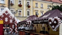 Piernikowe serca wykonane z balonów w Jaworze.