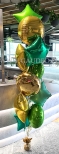 Balony z helem w biurze we Wrocławiu.