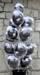 Balony z helem i nadrukami jako dekoracja na otwarcie.