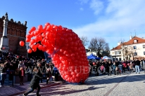 Wypuszczanie balonów helowych rozpoczyna się.