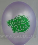 Balon z nadrukiem reklamowym dla Tonny Kids.