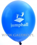 Balony z jednokolorowym nadrukiem.