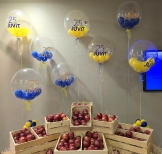 Balony z helem i logo klienta.