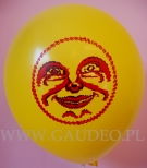 Logo nadrukowane na balonie.