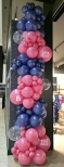 Organiczna kolumna balonowa w Krakowie.