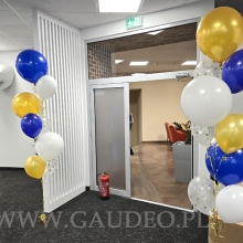 Balony z helem we Wrocławiu.