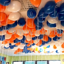 Balony helowe.