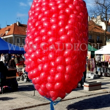 Balony z helem gotowe do wypuszczania.