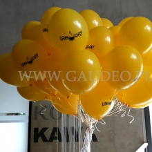 Balony z helem, nadrukiem i dostawą dla Politechniki.