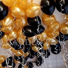 Balony helowe przygotowane na bal sylwestrowy