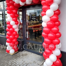 Brama balonowa dla KFC w Szczecinie.