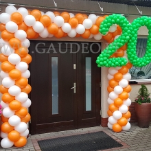 brama z balonów, brama balonowa, łuk na otwarcie, girlanda