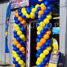 Brama balonowa na otwarcie kolektury lotto.